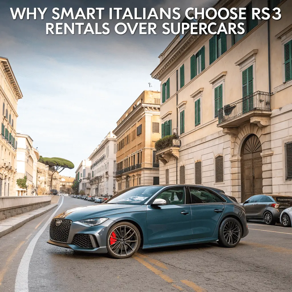 Why Smart Italians Choose RS3 Rentals Over Supercars